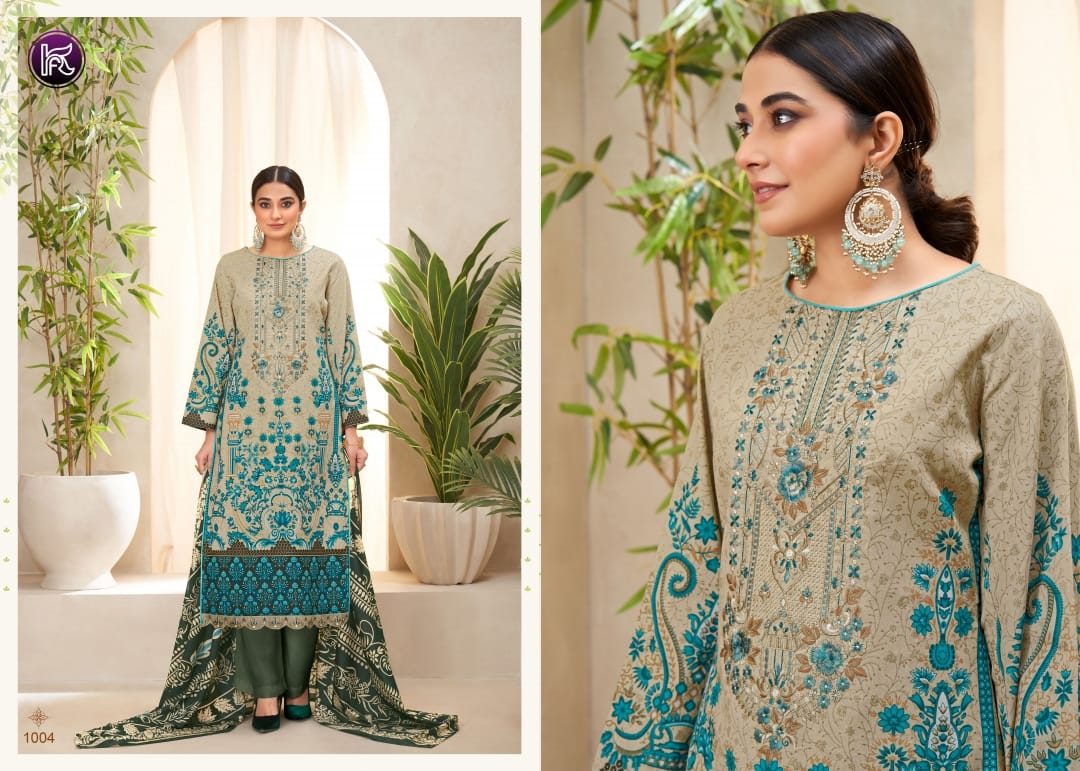 Kashish By Kala Embroidery Printed Lawn Cotton Dress Material Orders In India